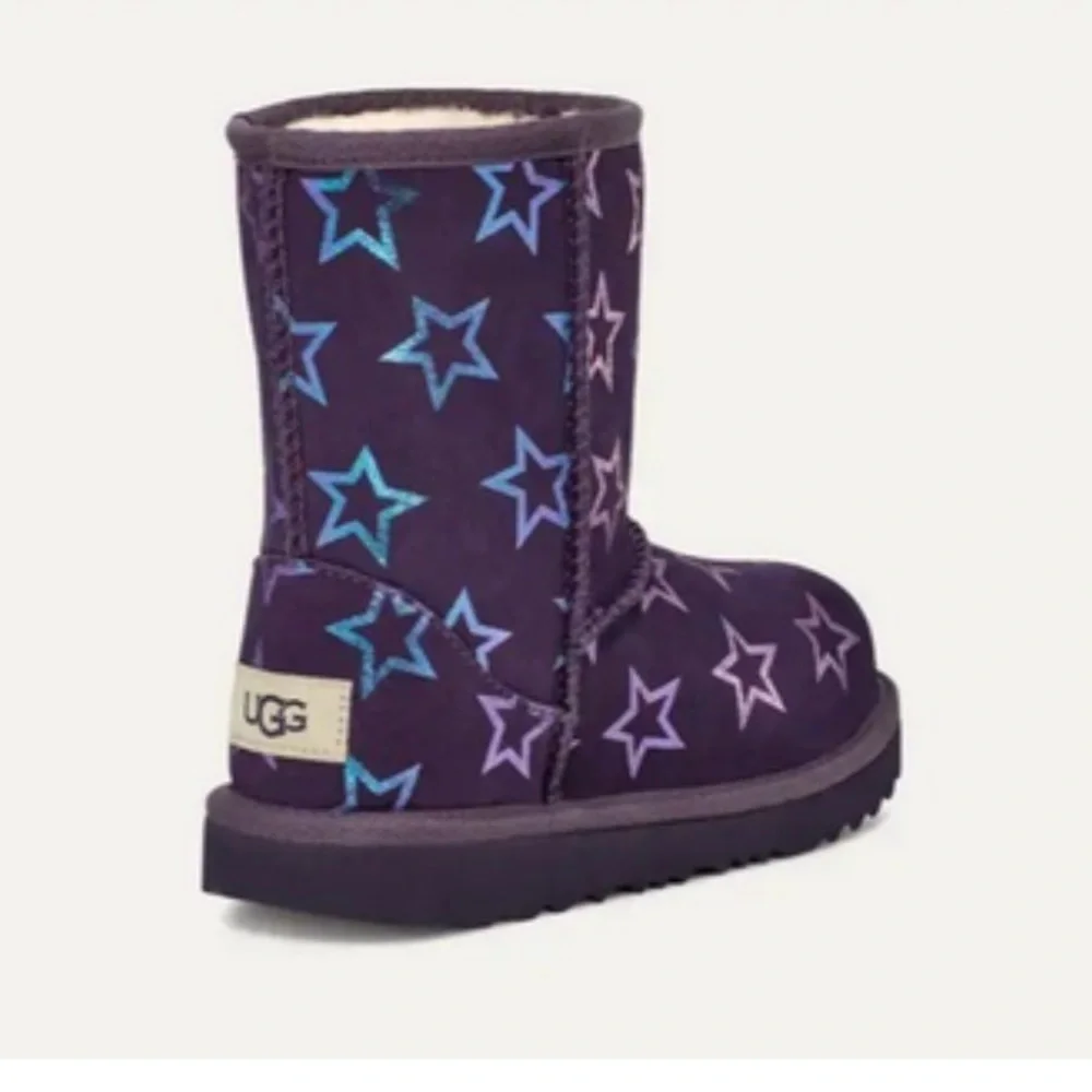 UGG Purple Boots with Star Design